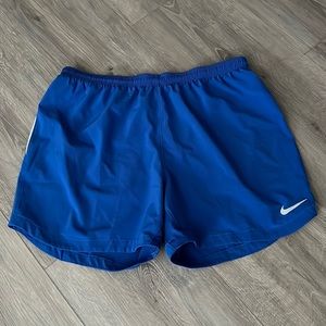 Blue Nike Dri-Fit Women's Soccer shorts. Size Medium.